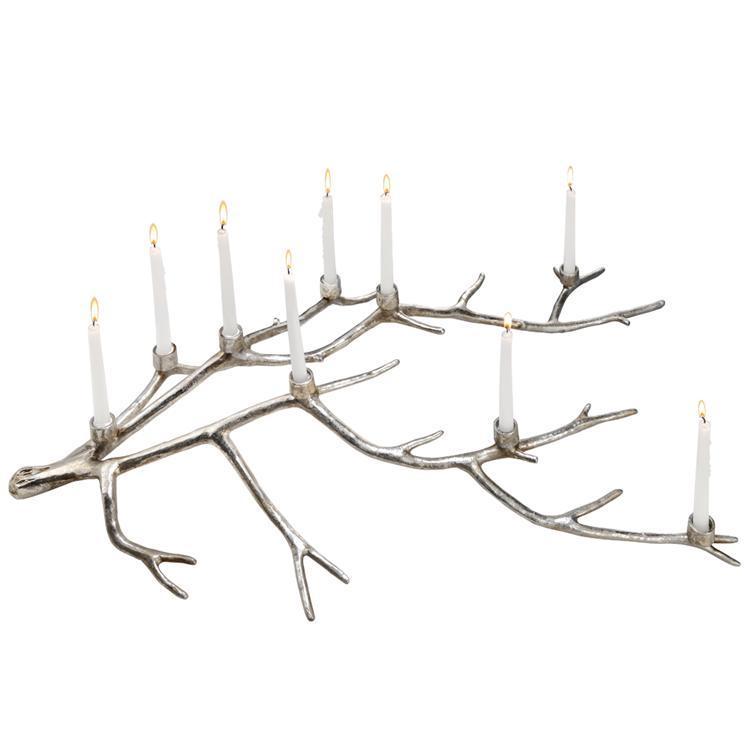 Antique Brass Candelabra Taper Candle Holder – Iron Home Concepts